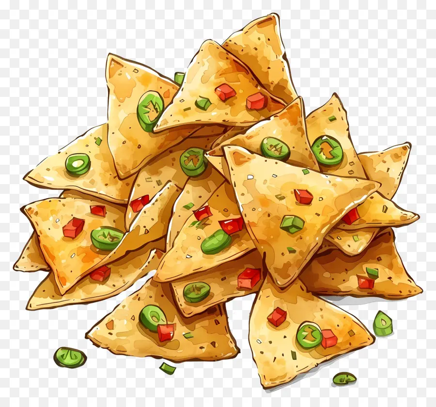 Nachos，Chips De Tortilla PNG