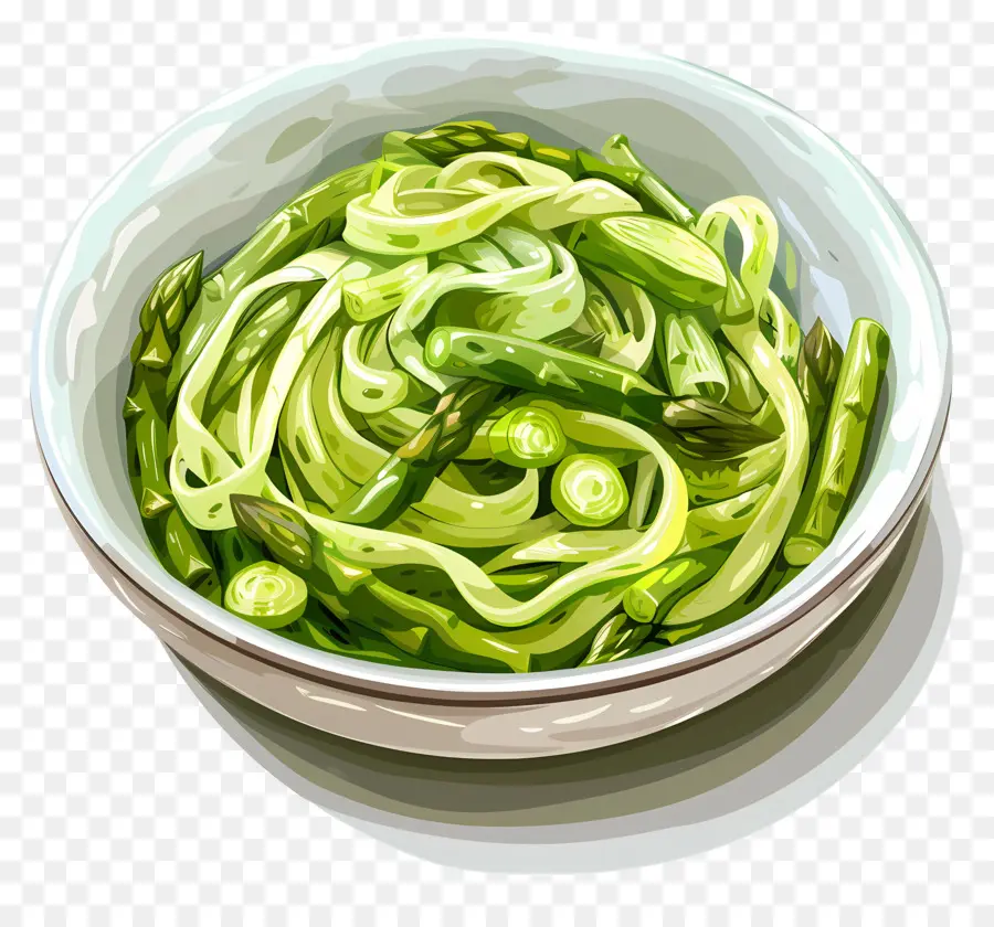 Espárragos Pasta，Espárragos Verdes PNG