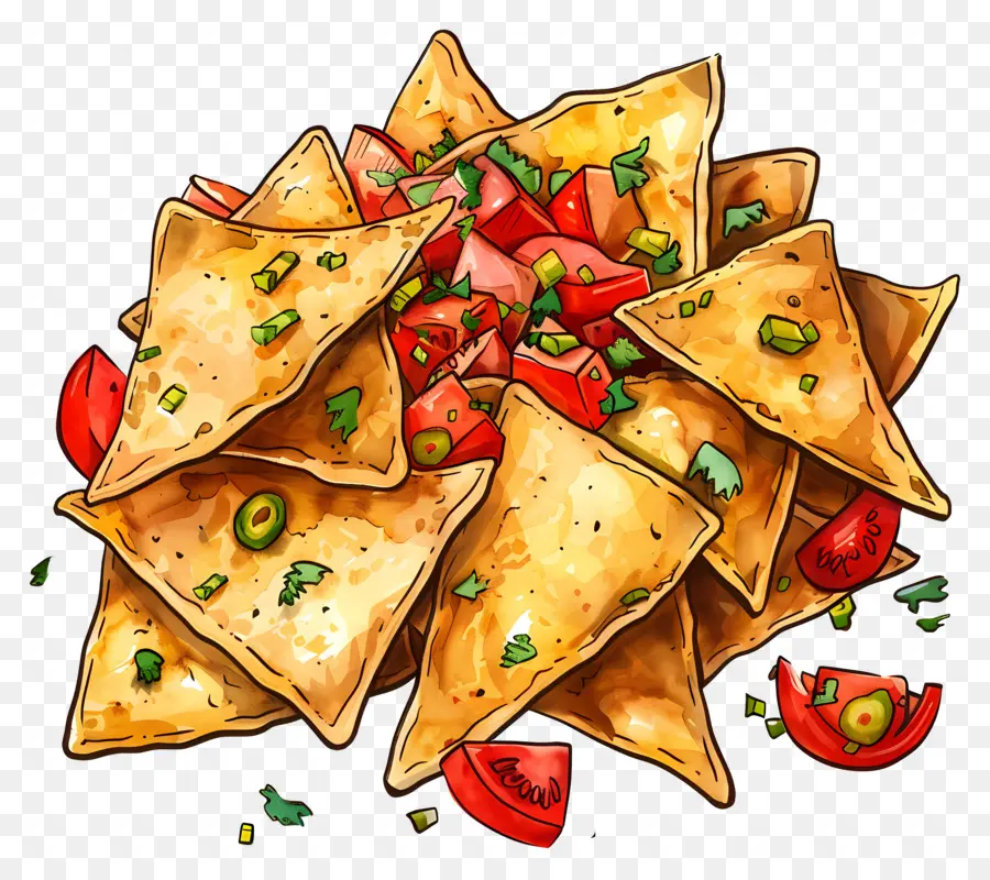 Nachos，Chips De Tortilla PNG