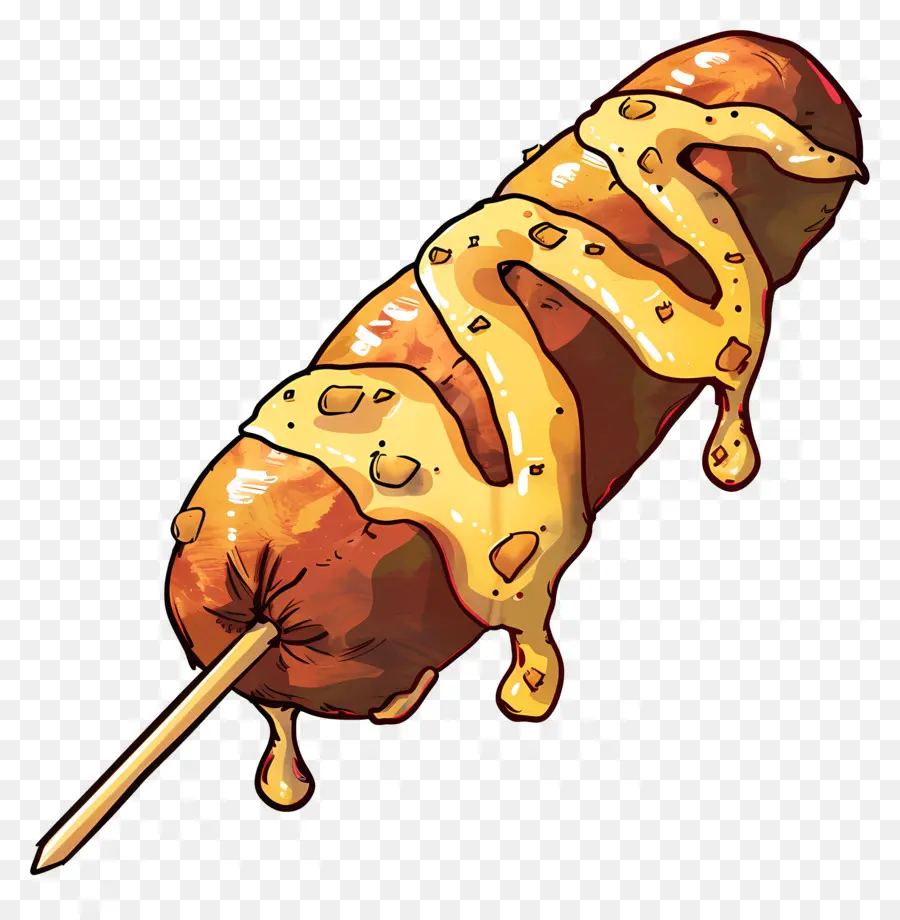 Corndog，Perro Caliente PNG