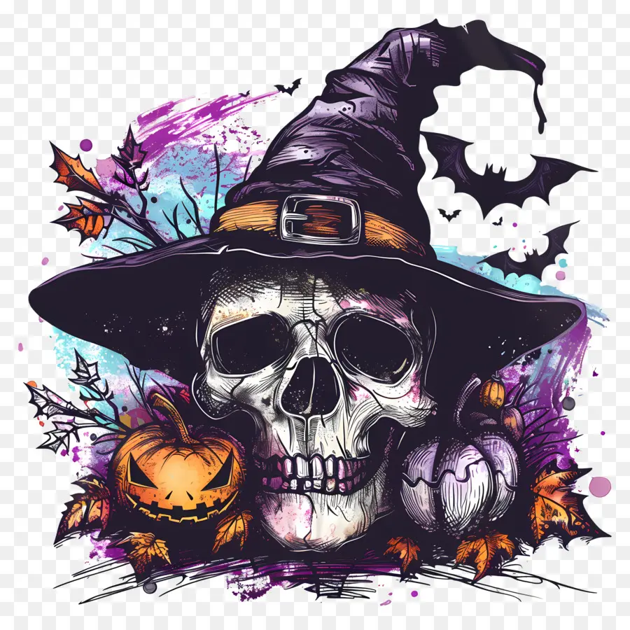 Halloween De Calavera，Halloween PNG