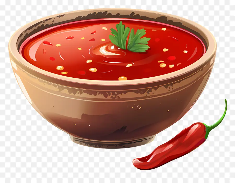 Salsa De Chile，Sopa De Tomate PNG