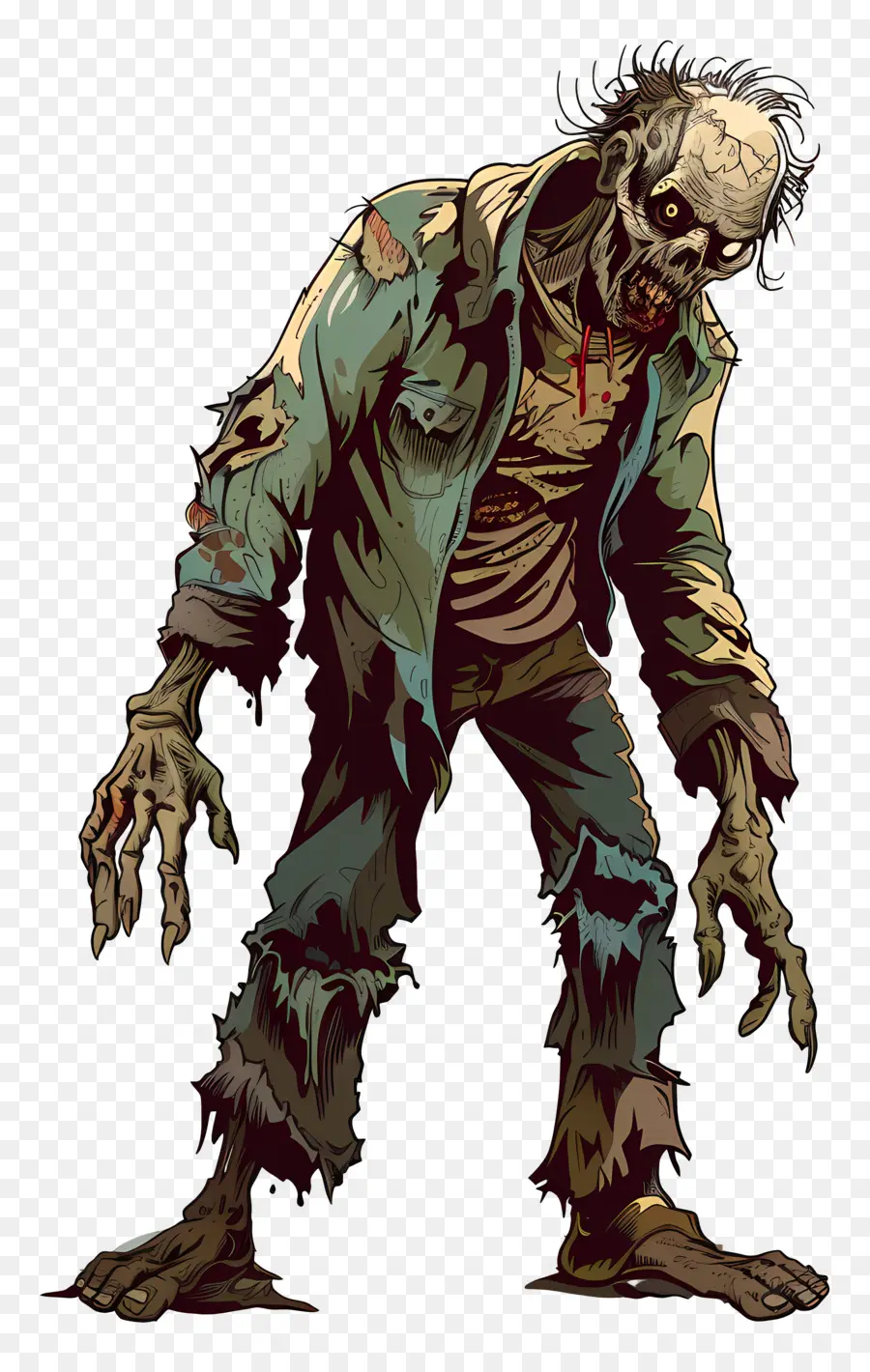 Zombi Espeluznante，Zombie PNG