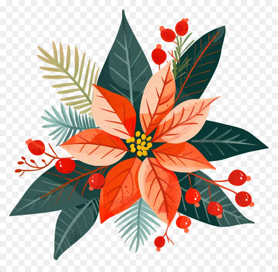 Navidad De Flor，La Flor De Pascua PNG