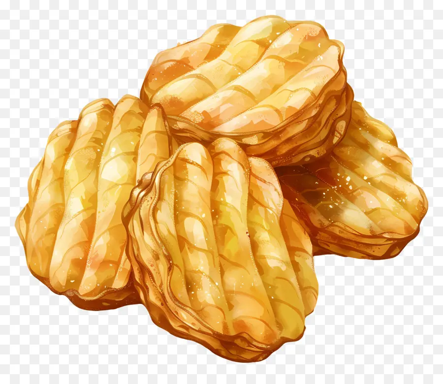 Arrugas De Papa，Waffles PNG