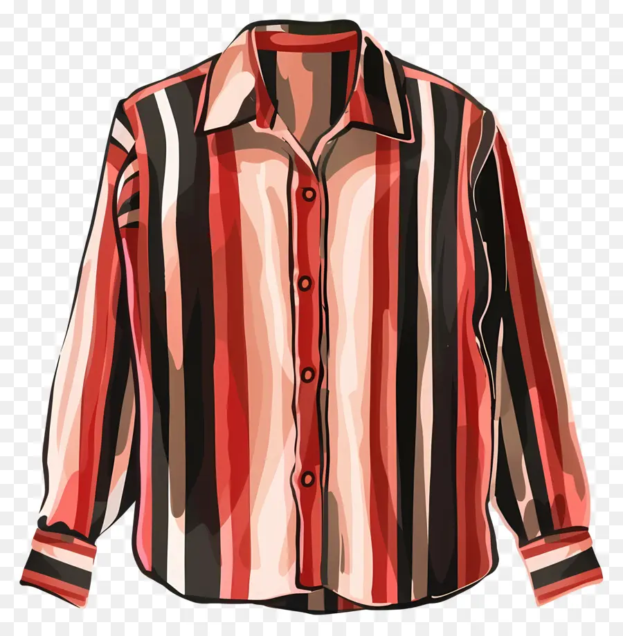 La Camisa De Rayas，Collar De Botón PNG