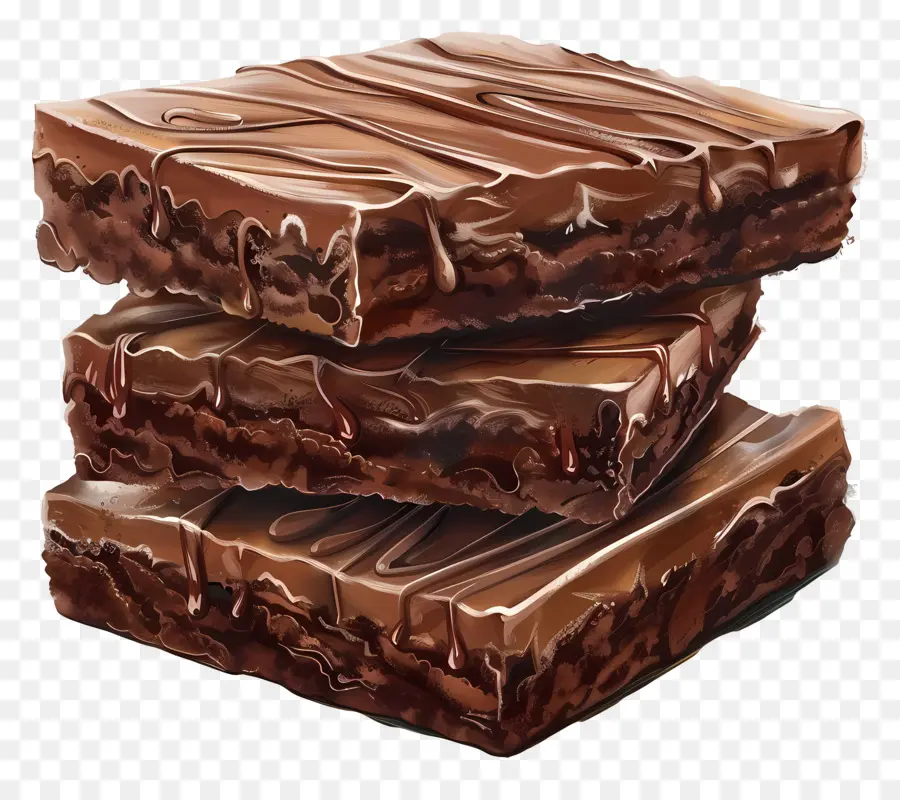 Chocolate Sin Harina，Brownies PNG