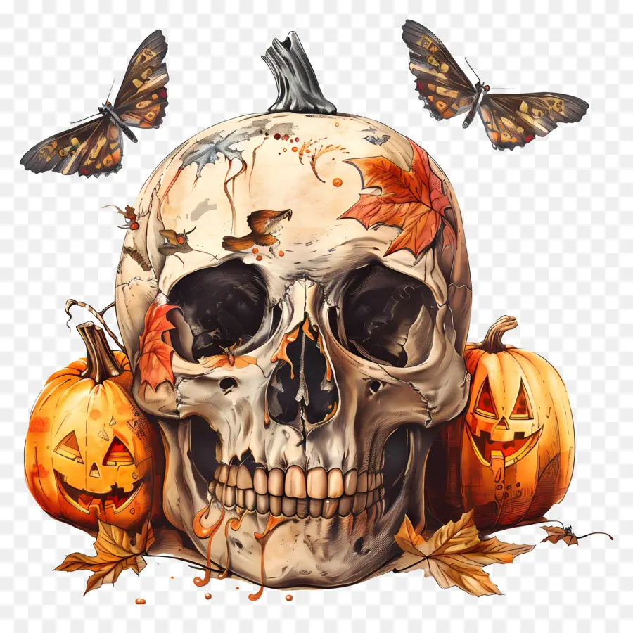 Halloween De Calavera，Halloween PNG