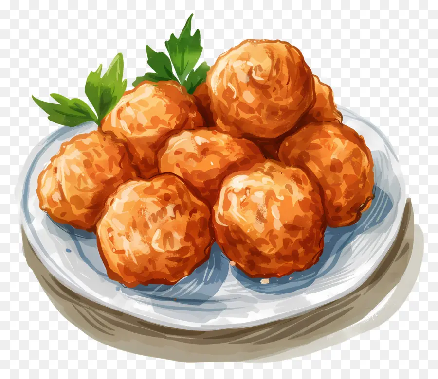 Bolas De Pollo，Albóndigas PNG