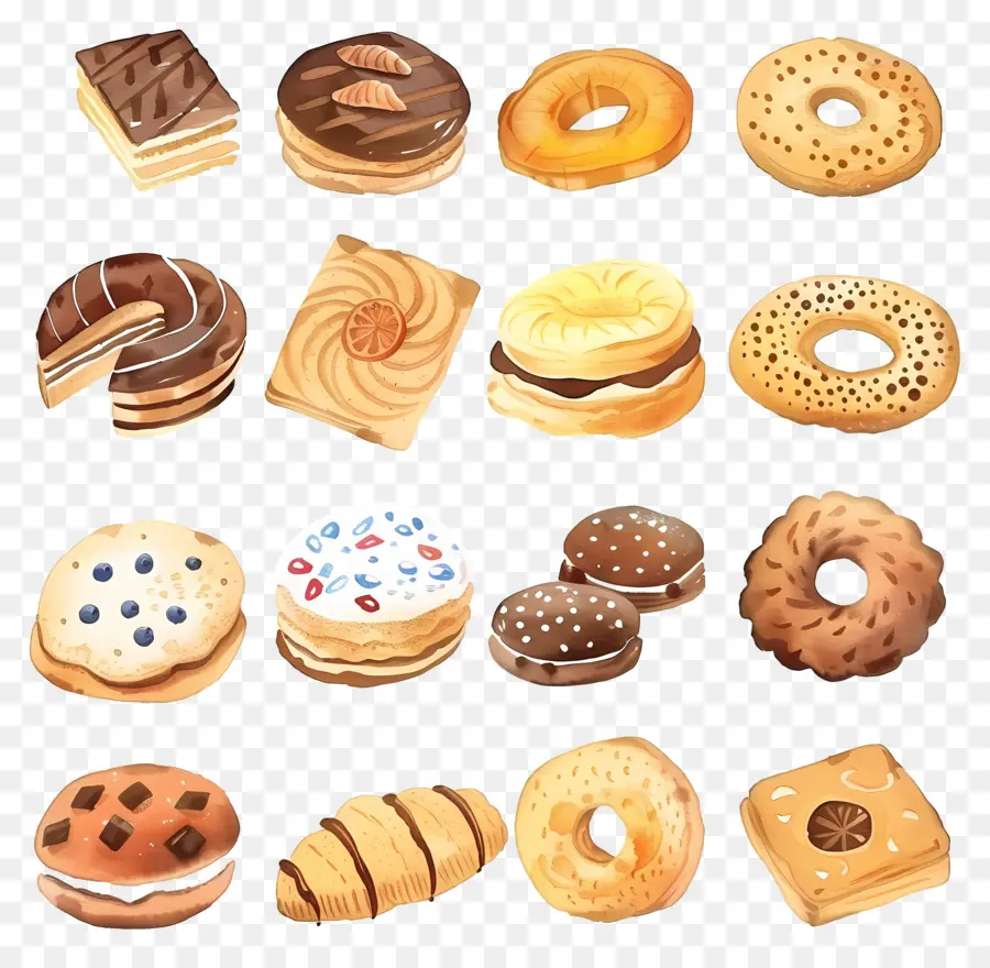 Las Cookies，Los Productos Horneados PNG