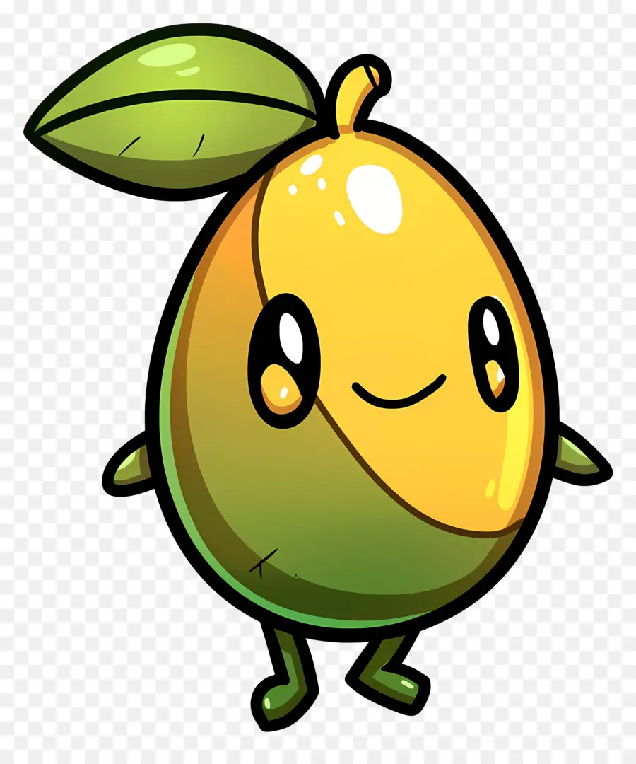 Lindo Mango，Personaje De Dibujos Animados PNG