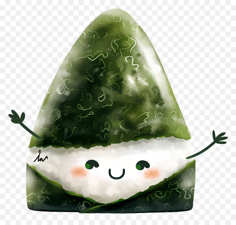 Lindo Onigiri，Personaje De Dibujos Animados PNG