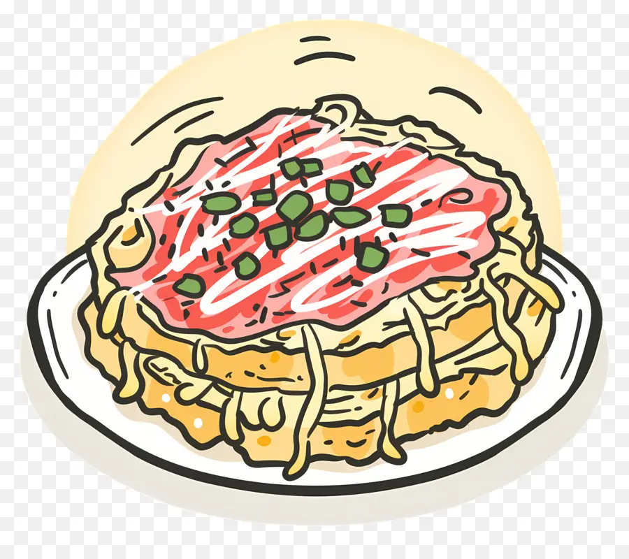 Okonomiyaki，Pizza PNG