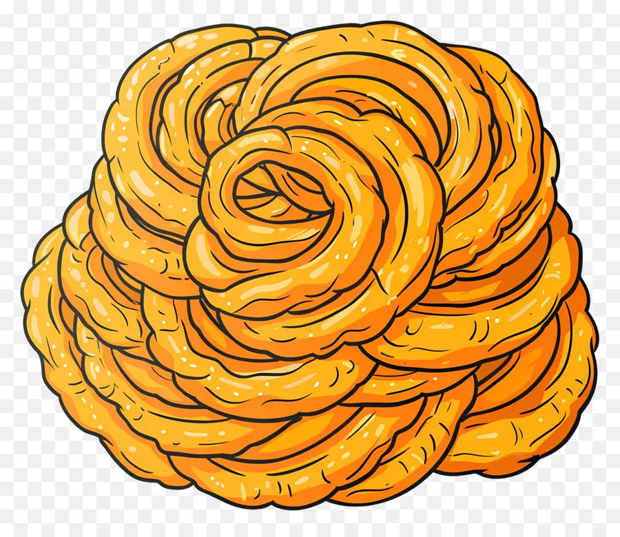 Jalebi，Donas Fritas PNG