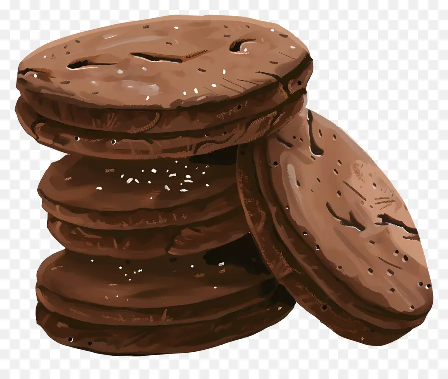 Galletas De Chocolate，Productos Horneados Caseros PNG