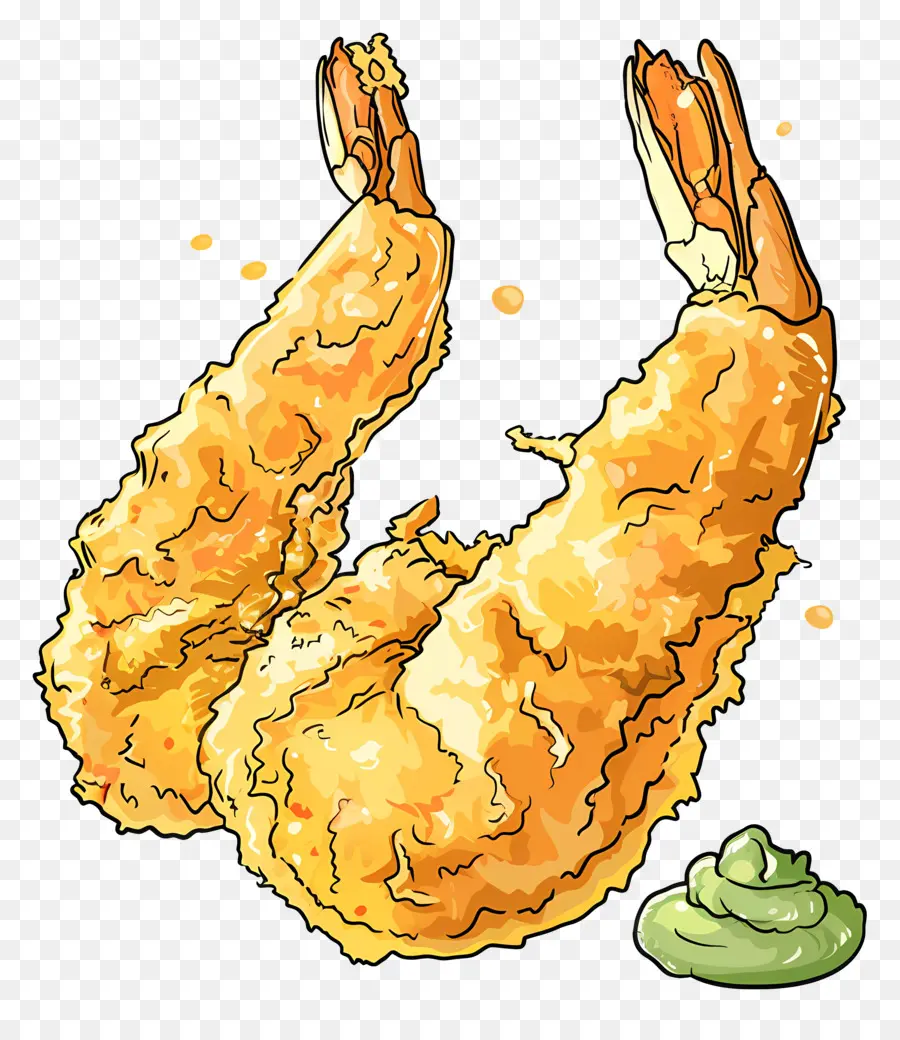 Tempura，El Pollo Frito PNG