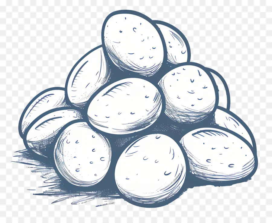 Pila De Huevos，Eggs PNG