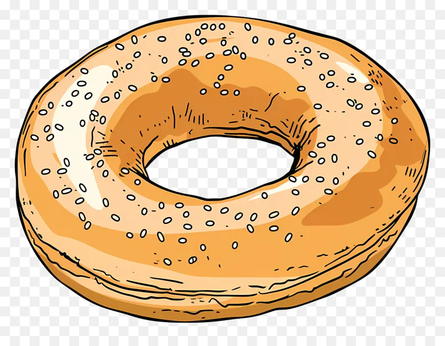 Bagel，La Comida PNG