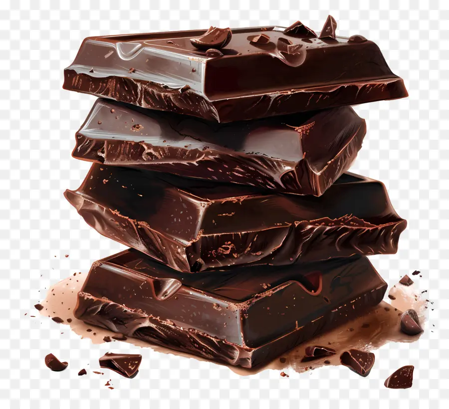 Chocolate Sin Harina，Barras De Chocolate PNG