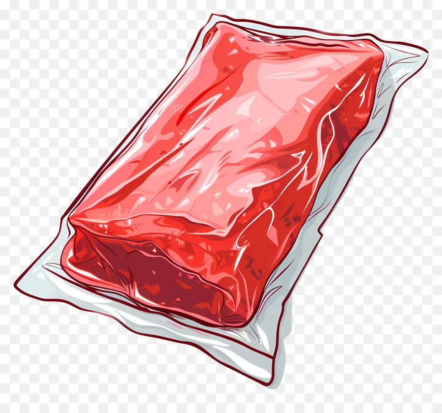 Paquete De Carne Congelada，La Carne Roja PNG