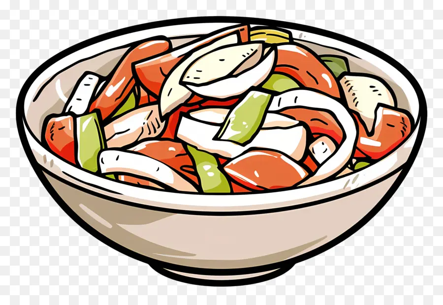 Ensalada De Kimchi Coreano，Ensalada PNG