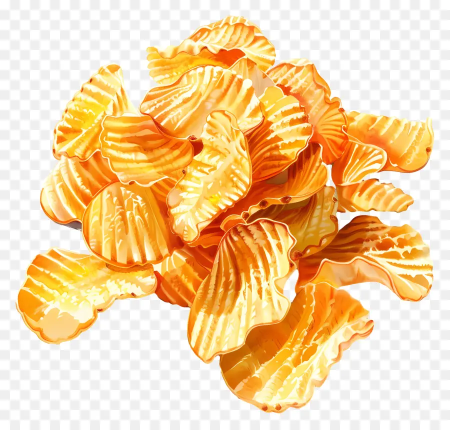 Arrugas De Papa，Potato Chips PNG