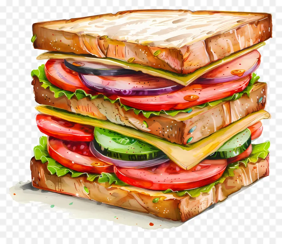 Sándwich，Pan PNG