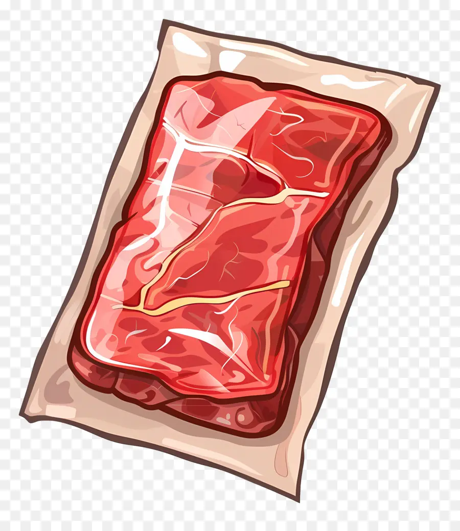 Paquete De Carne Congelada，La Carne Cruda PNG