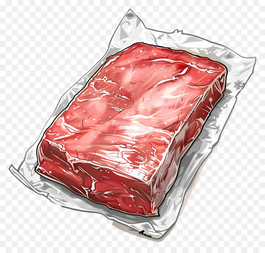 Paquete De Carne Congelada，Filete PNG