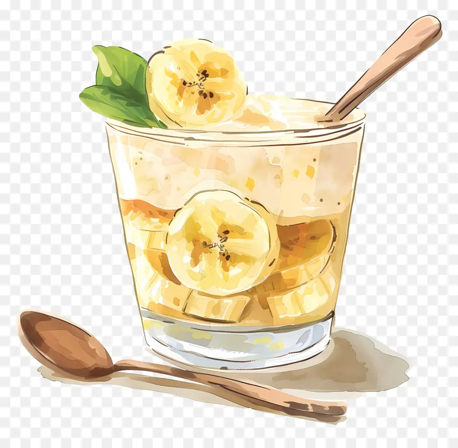 Postre De Plátano，Banana PNG