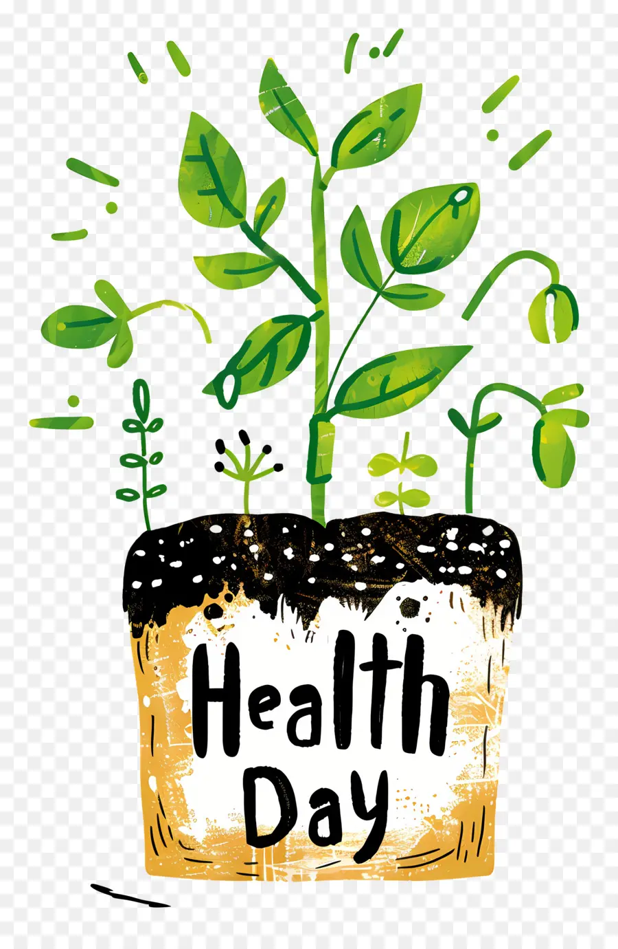 Día De La Salud Del Suelo，Planta En Maceta PNG