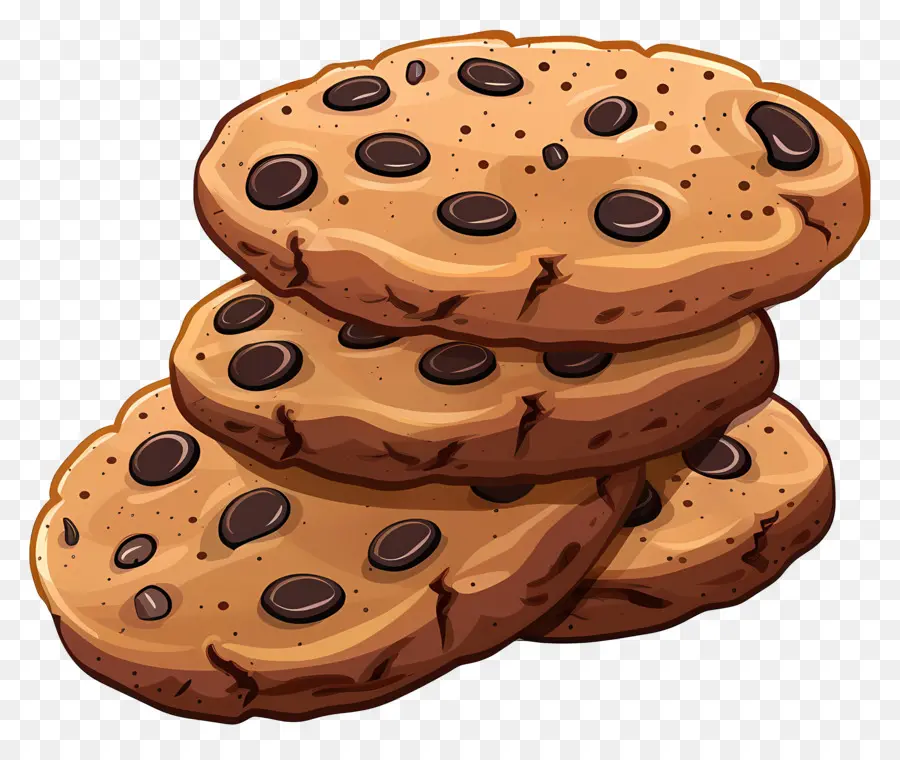 Galletas De Chocolate，Galletas Con Chispas De Chocolate PNG