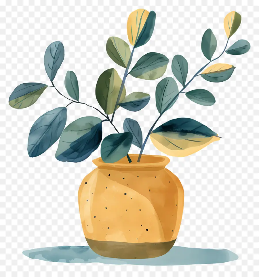 Jarrón Vegetal，Florero PNG