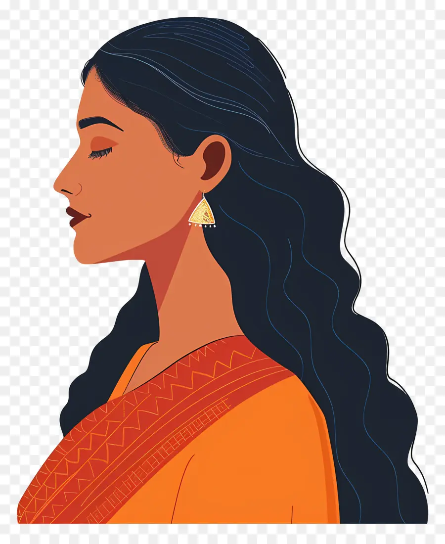 Mujer Marathi India，Mujer PNG