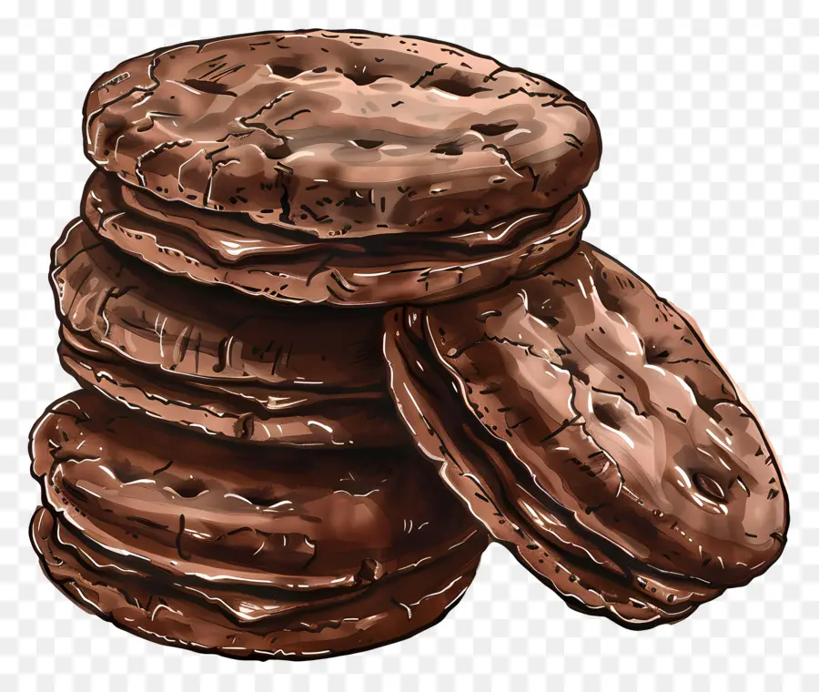 Galletas De Chocolate，Galletas PNG