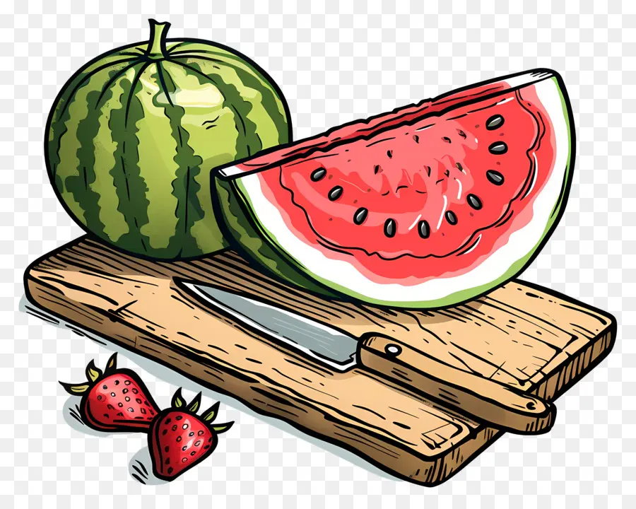 Sandía，Fruta PNG