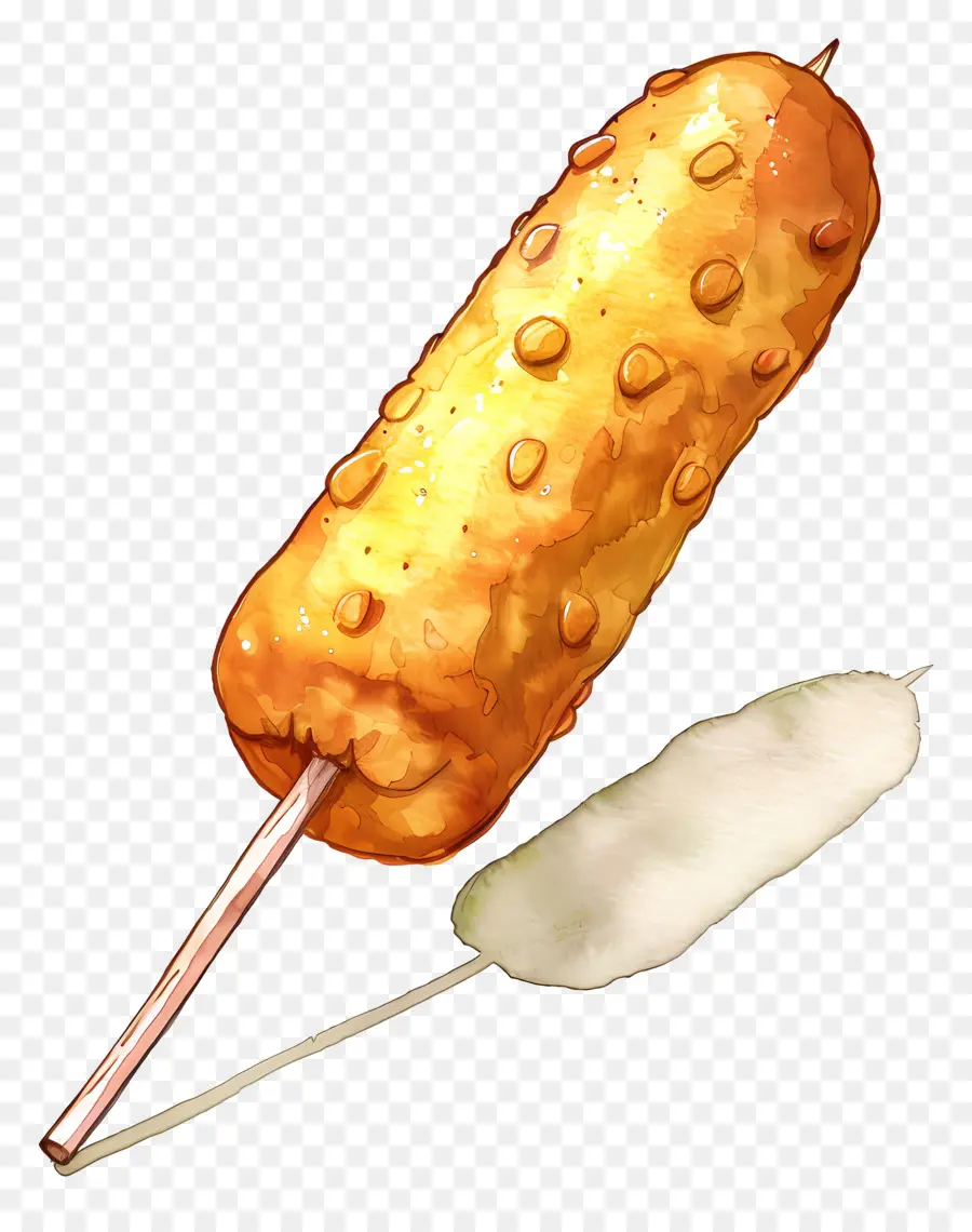 Corndog，Perro Caliente PNG