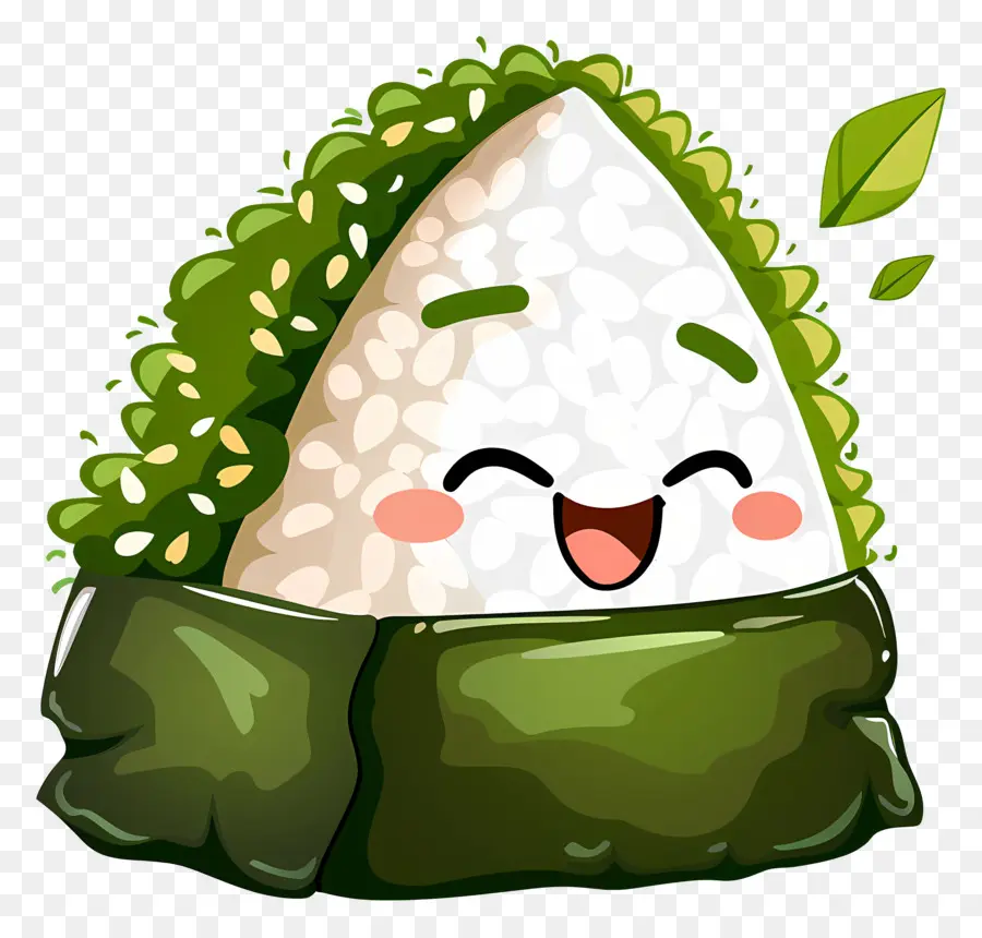 Lindo Onigiri，Personaje De Dibujos Animados PNG