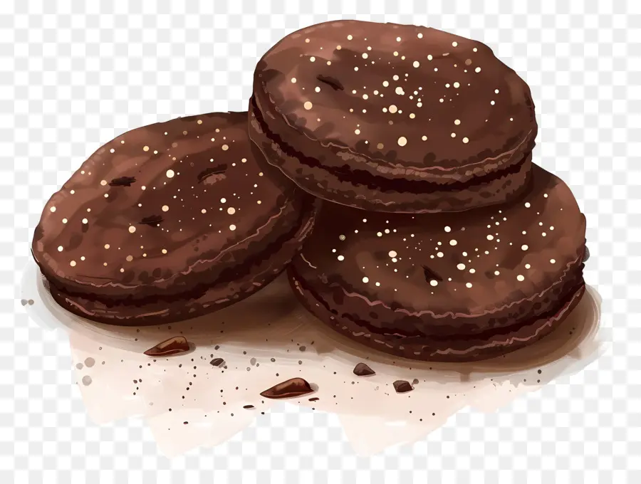 Galletas De Chocolate，Galletas Con Chispas De Chocolate PNG