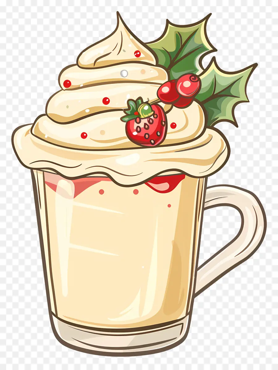 Taza Del Postre De Navidad，Chocolate Caliente PNG