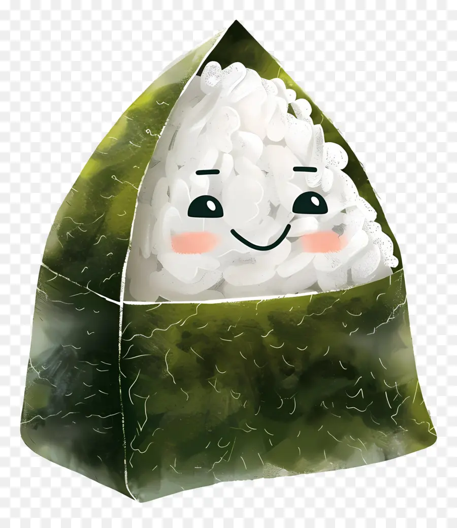 Lindo Onigiri，Personaje Sonriente PNG