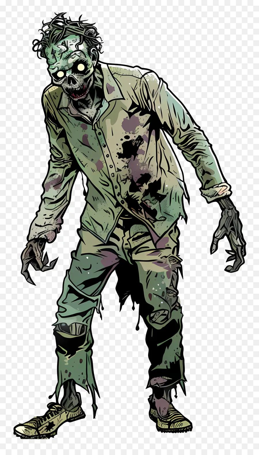 Zombi Espeluznante，Zombie PNG