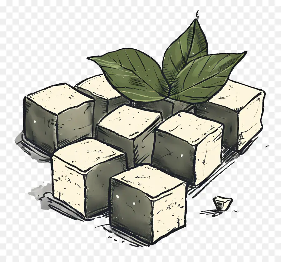 Cubos De Tofu，Tofu PNG