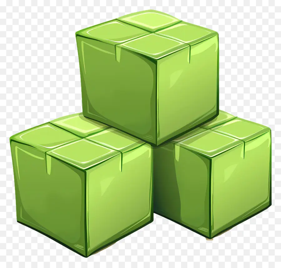 La Caja Verde，Cubitos Verdes PNG