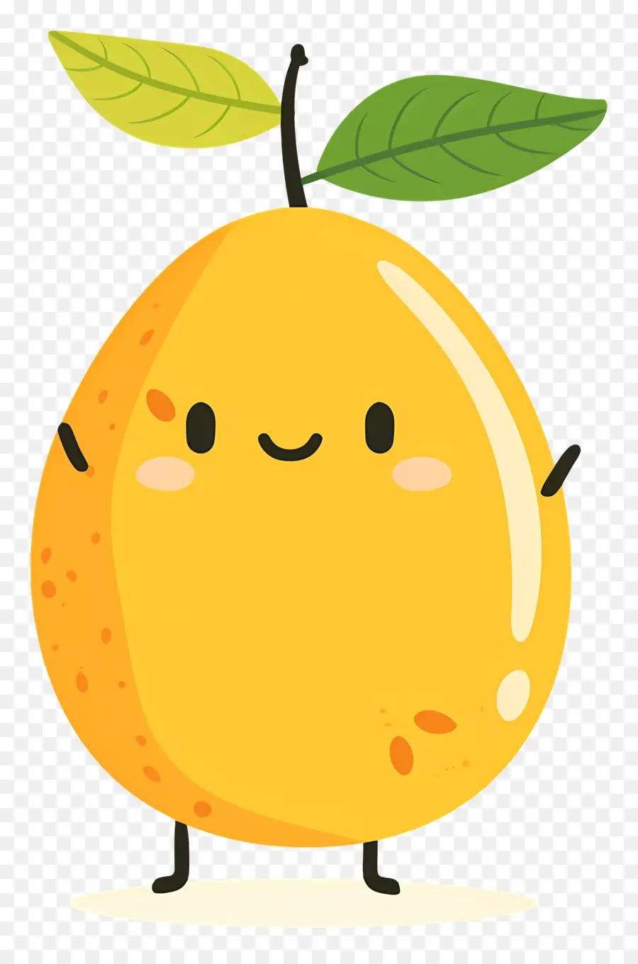 Lindo Mango，Personaje De Dibujos Animados PNG