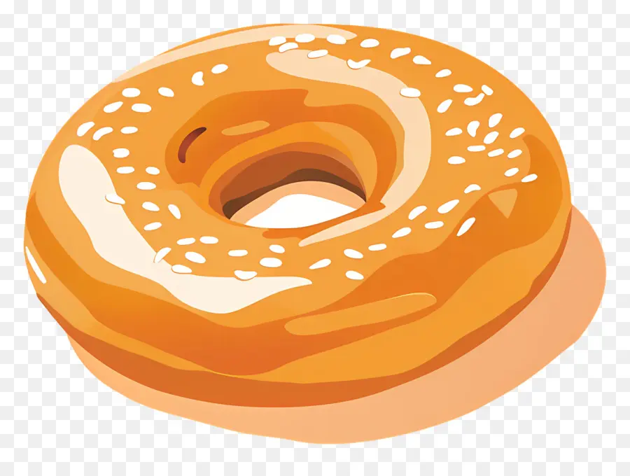 Bagel，Las Semillas De Sésamo PNG