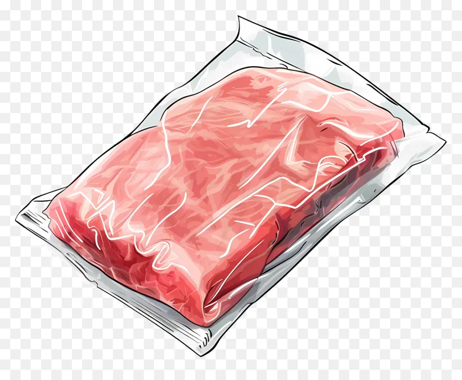 Paquete De Carne Congelada，La Carne PNG