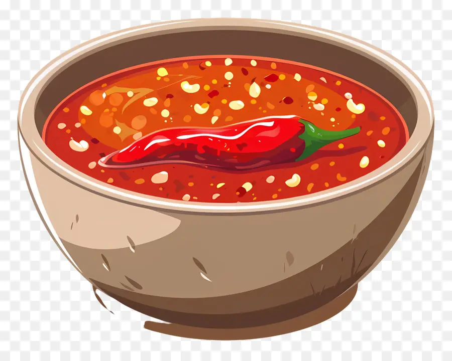 Salsa De Chile，Pimiento Rojo PNG