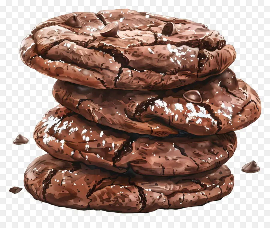 Galletas De Chocolate，Galletas Con Chispas De Chocolate PNG