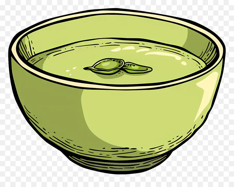 Sopa Verde，Sopa De Guisante Verde PNG